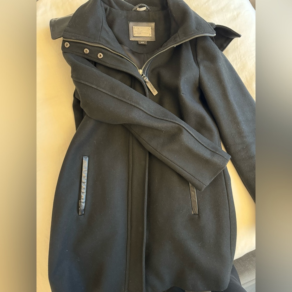 Mackage Wool Black Coat